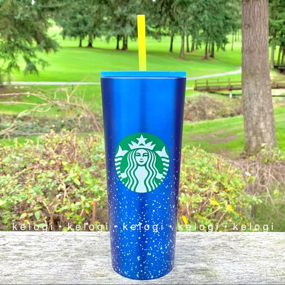 ✨LAST ONE✨Starbucks Cobalt Blue & Lime Venti Cup - Picture 4 of 6